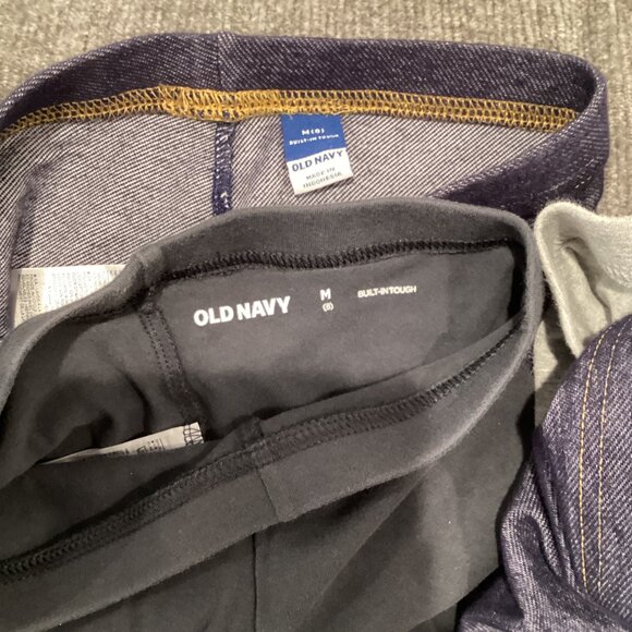 Set of 6 Old Navy Leggings, tappered leg, Size M (8) - Picture 3 of 4